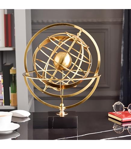 Amazon.co.jp: ブラス製 アーミラリ天球儀 渾天儀 アーミラリー